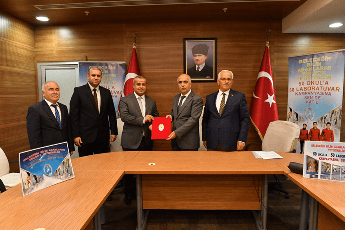 7th Signature from Aydem for the 50 Schools, 50 Laboratories Campaign 7th Signature from Aydem for the 50 Schools, 50 Laboratories Campaign
